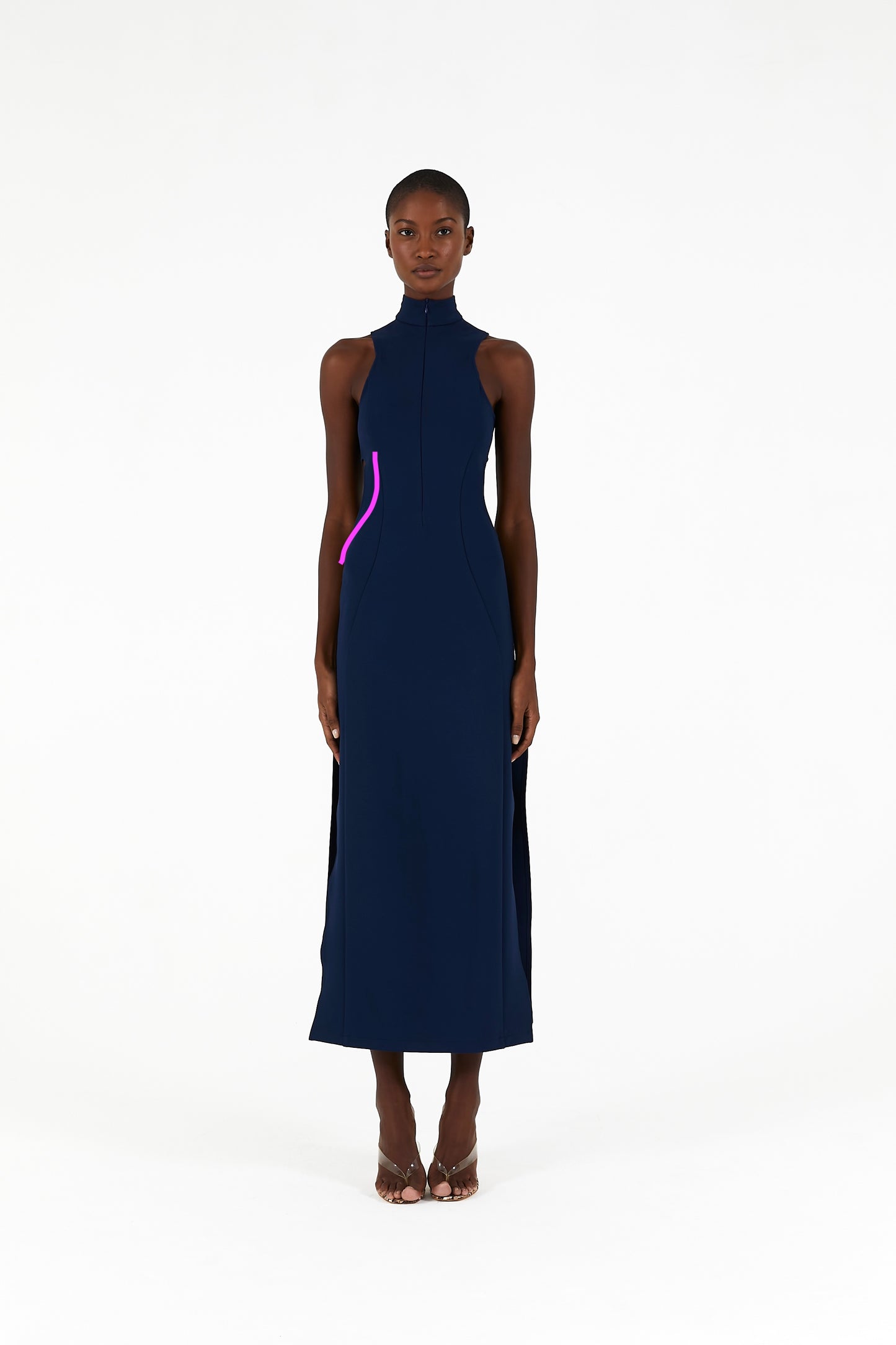 Maxi dress with cutouts