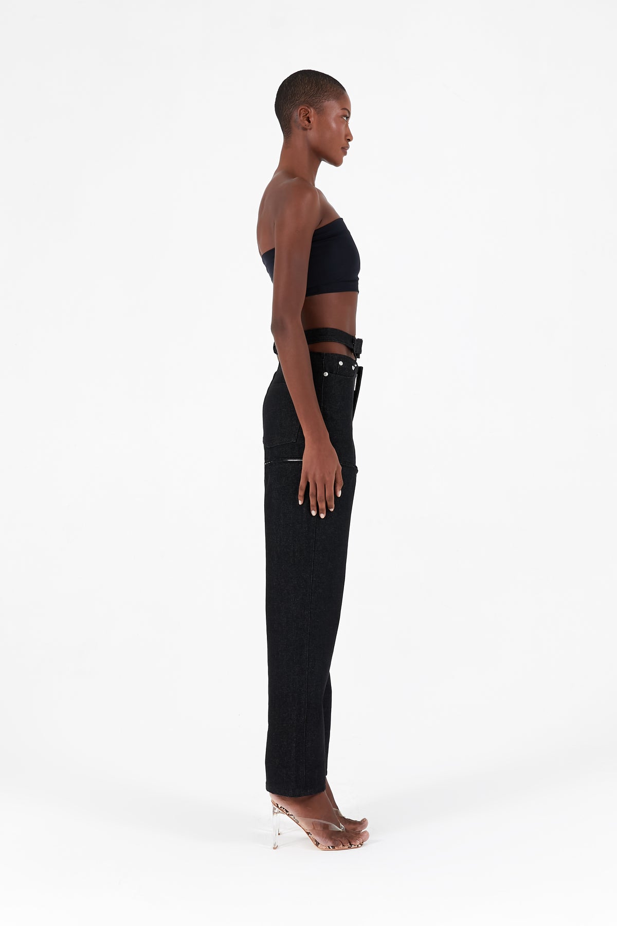 Jeans with cutouts