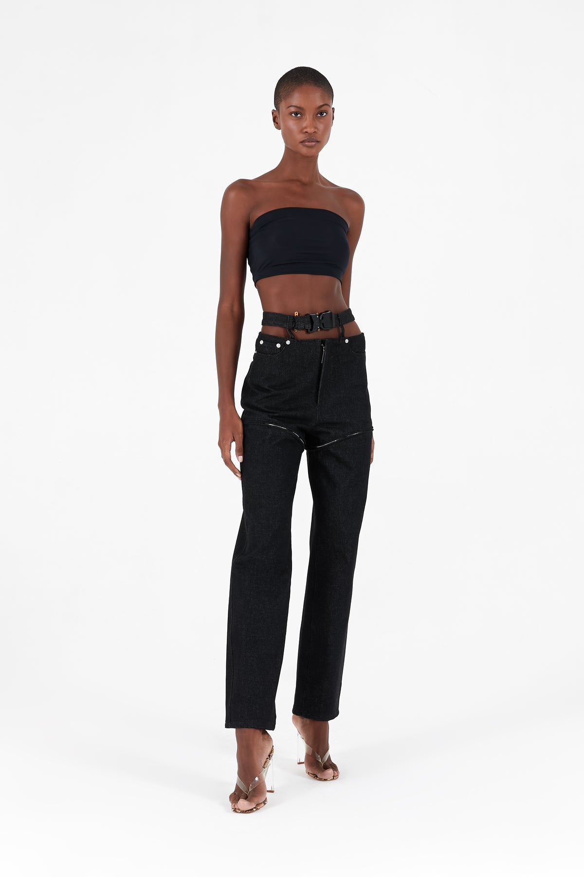 Jeans with cutouts