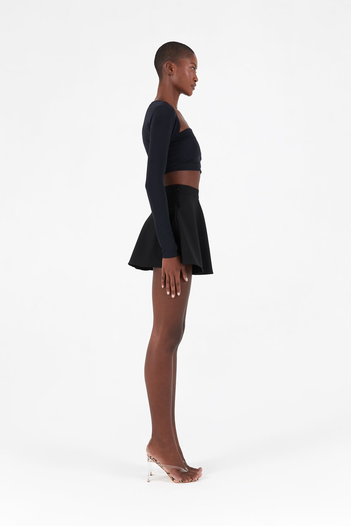 Full-length bolero sleeves