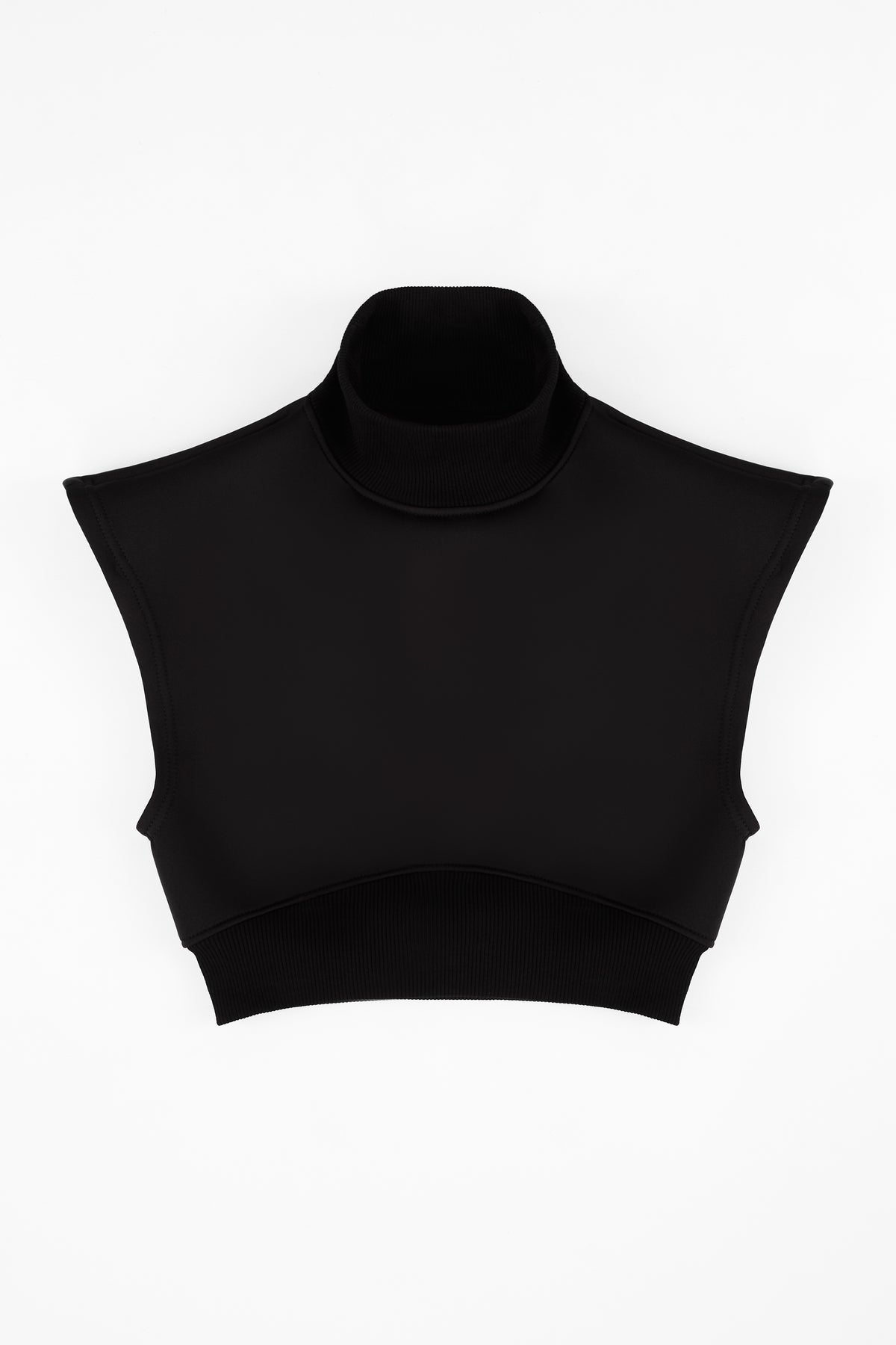 Top with collar and logo