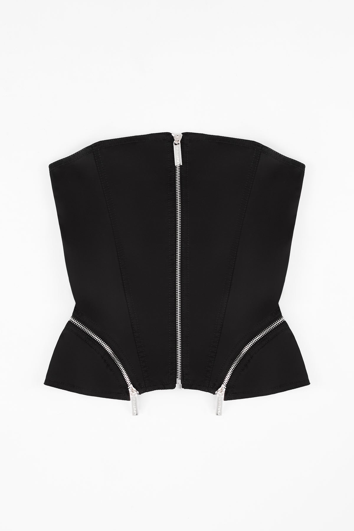 Nylon zip lock corset