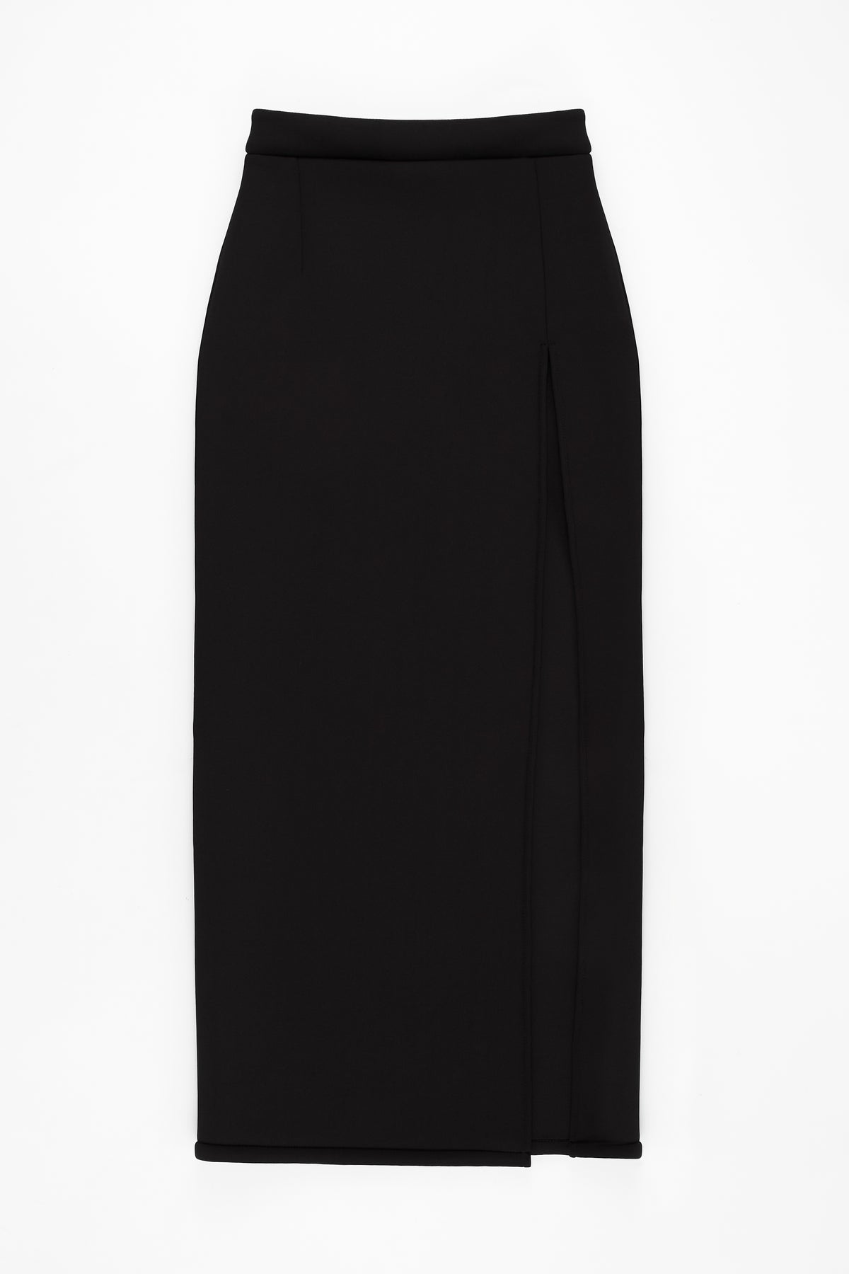 Maxi skirt with opening
