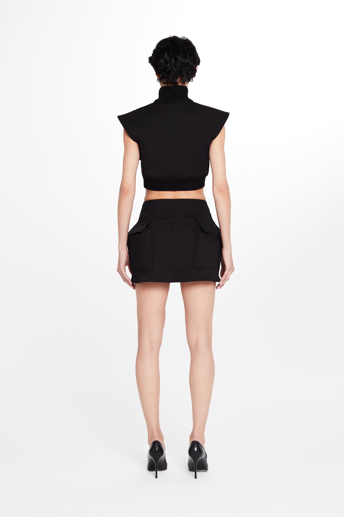 Top with collar and logo